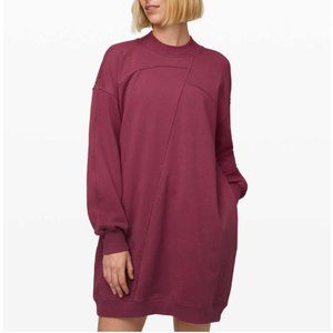 Lululemon Broken Beats Sweater Dress Plumful S